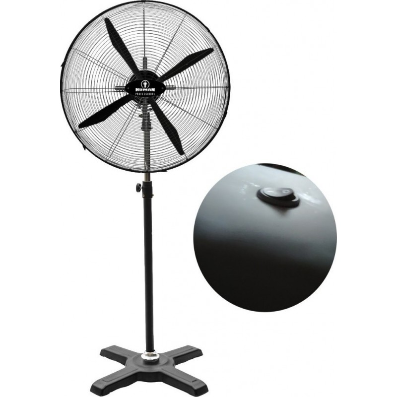 Human FL-650-G Ανεμιστήρας Ορθοστάτης με 4 Φτερά 65cm 200W